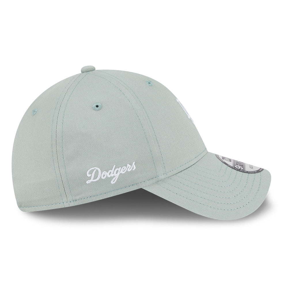 New Era Los Angeles Dodgers Mini Logo Color Era SS26 Everest Green 9FORTY Adjustable Cap