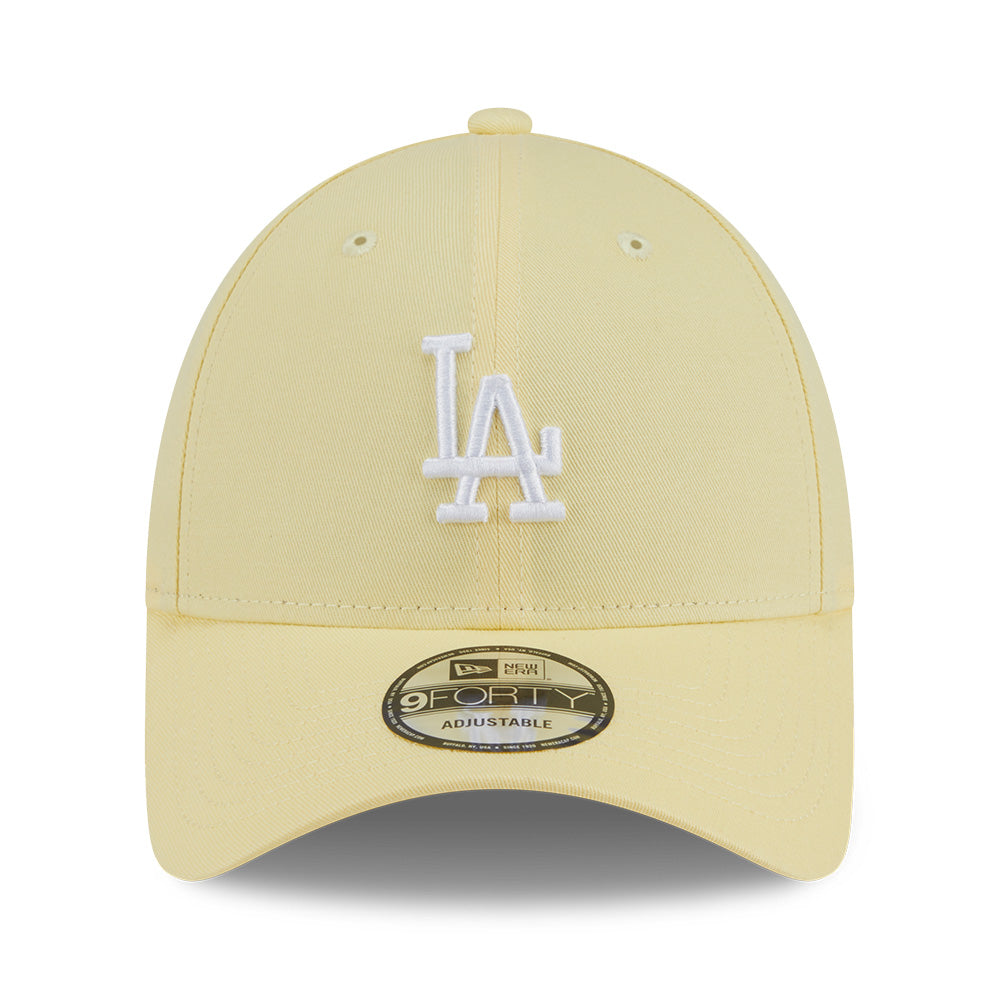 New Era Los Angeles Dodgers Color Era SS26 Baby Yellow 9FORTY Adjustable Cap