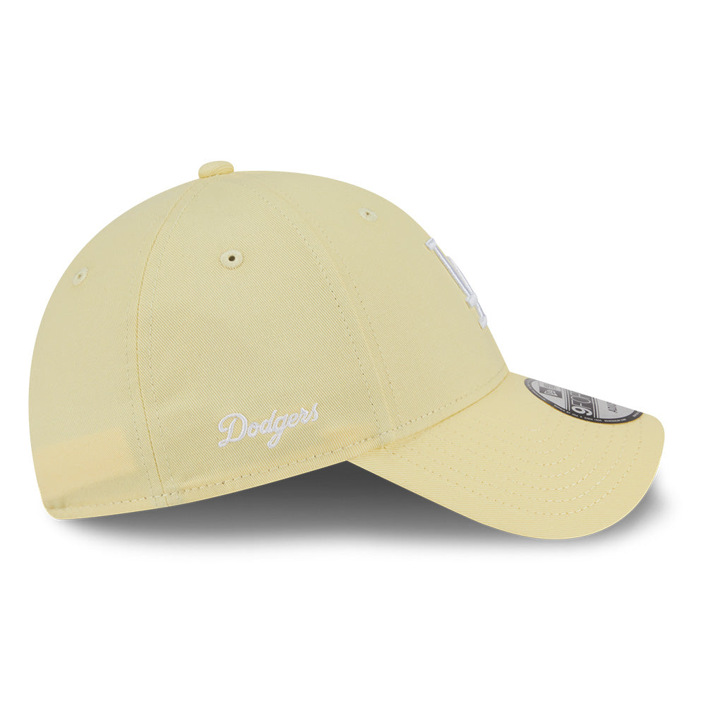 New Era Los Angeles Dodgers Color Era SS26 Baby Yellow 9FORTY Adjustable Cap