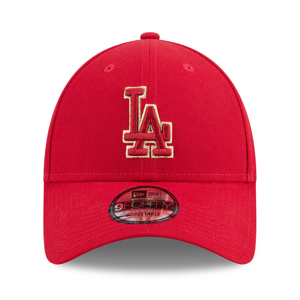 New Era Los Angeles Dodgers CNY Red Pack SS26 Scarlet 9FORTY Adjustable Cap