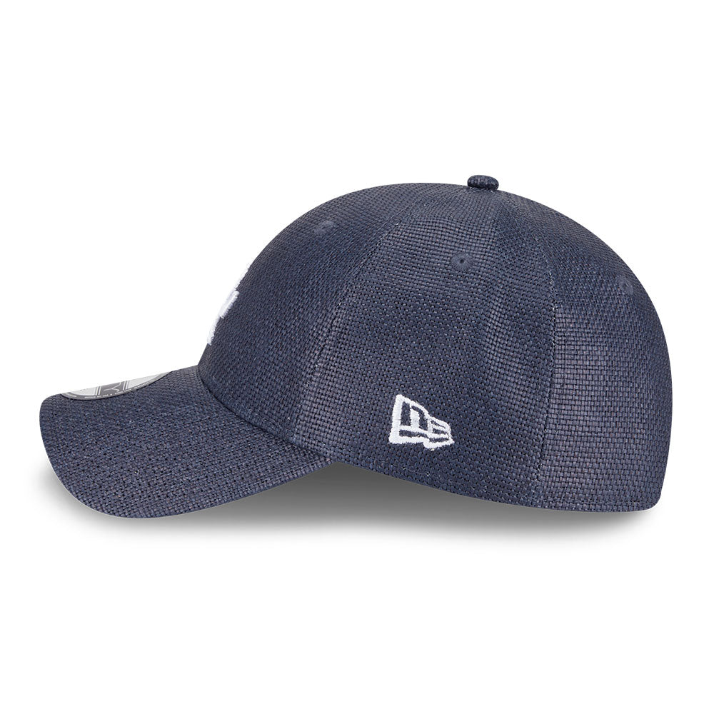 New Era Los Angeles Dodgers Raffia Navy 9TWENTY Adjustable Cap