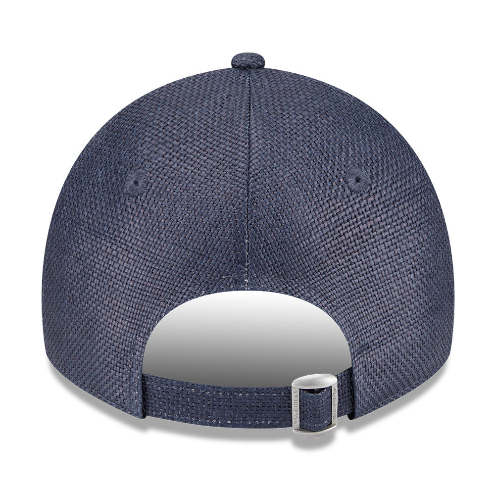 New Era Los Angeles Dodgers Raffia Navy 9TWENTY Adjustable Cap