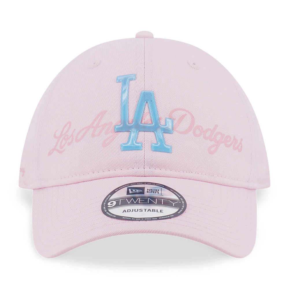 New Era Los Angeles Dodgers Jelly Pack SS26 Pink 9TWENTY Adjustable Cap