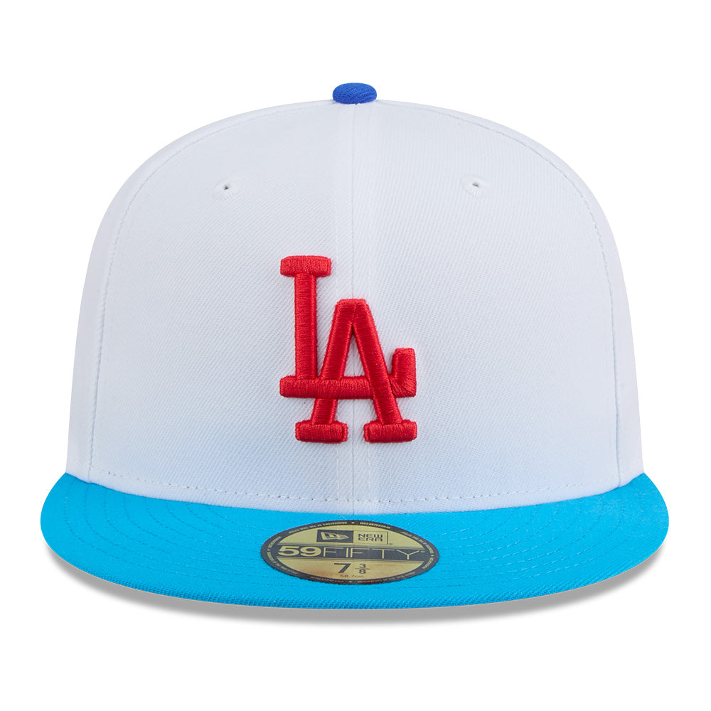 New Era Los Angeles Dodgers 5950 Pack Ramune White 59FIFTY Fitted Cap