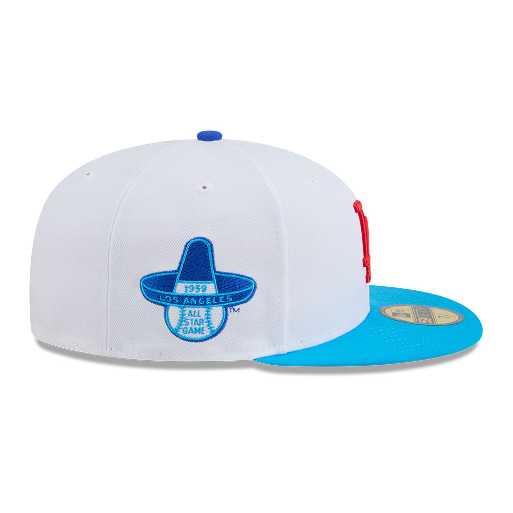 New Era Los Angeles Dodgers 5950 Pack Ramune White 59FIFTY Fitted Cap