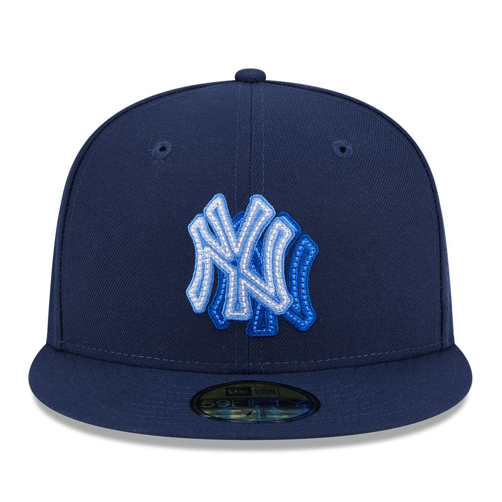 New Era New York Yankees 5950 Pack Neon Glow Oceanside Blue 59FIFTY Fitted Cap