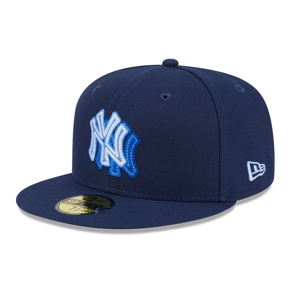 New Era New York Yankees 5950 Pack Neon Glow Oceanside Blue 59FIFTY Fitted Cap