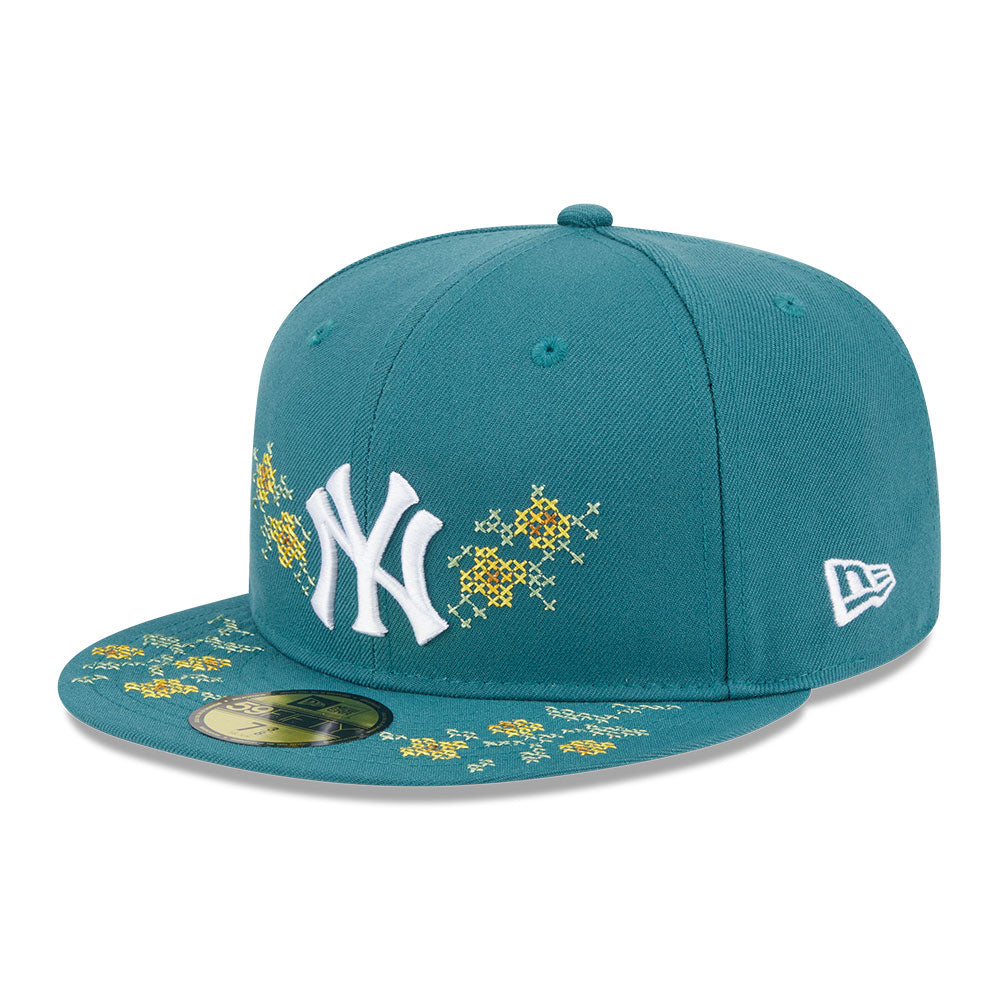 New Era New York Yankees 5950 Pack Garden Pine Needle Green 59FIFTY Fitted Cap