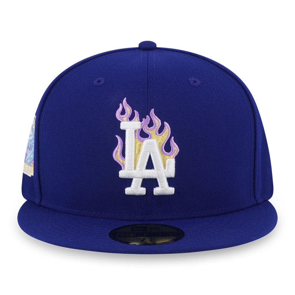 New Era Los Angeles Lakers 5950 Pack Fire Dark Royal 59FIFTY Fitted Cap