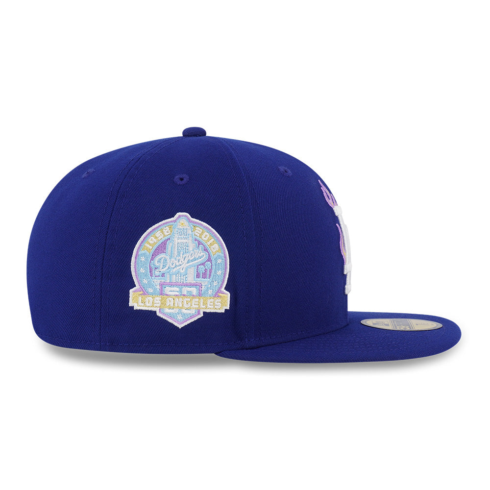 New Era Los Angeles Lakers 5950 Pack Fire Dark Royal 59FIFTY Fitted Cap