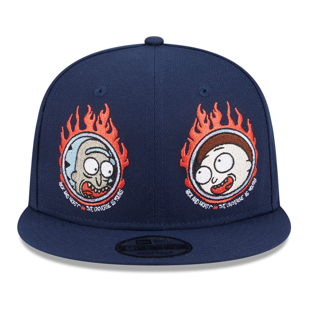 New Era x Rick and Morty Oceanside Blue 9FIFTY Snapback Cap