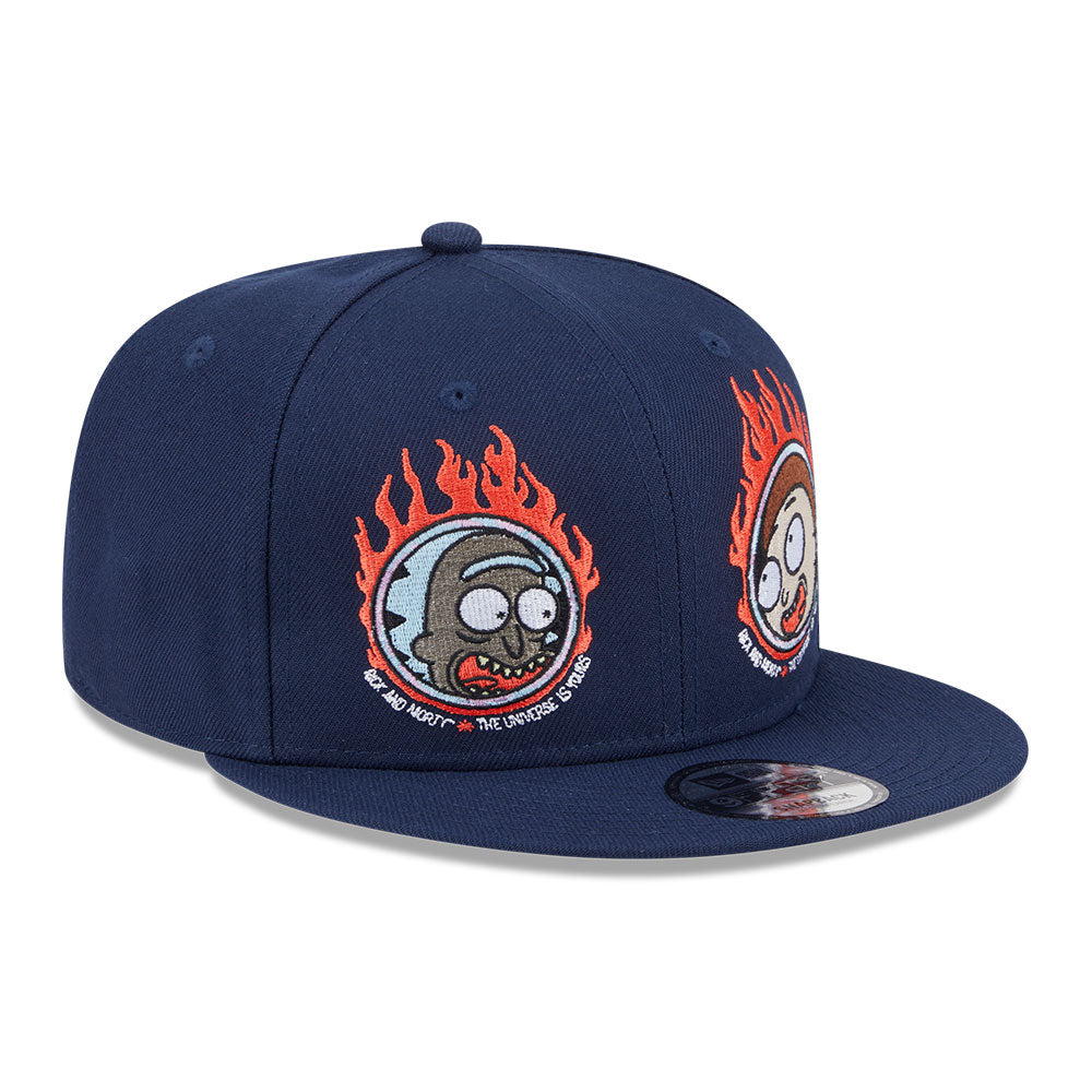 New Era x Rick and Morty Oceanside Blue 9FIFTY Snapback Cap