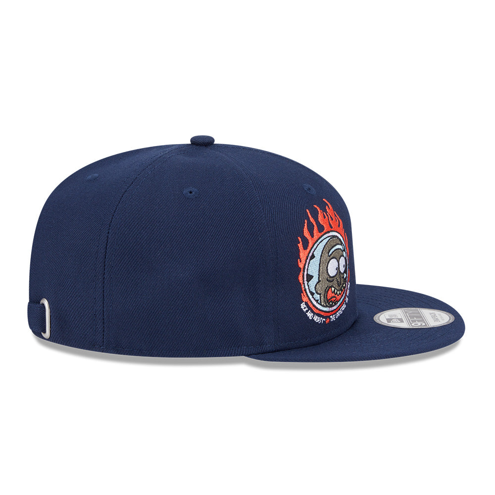 New Era x Rick and Morty Oceanside Blue 9FIFTY Snapback Cap