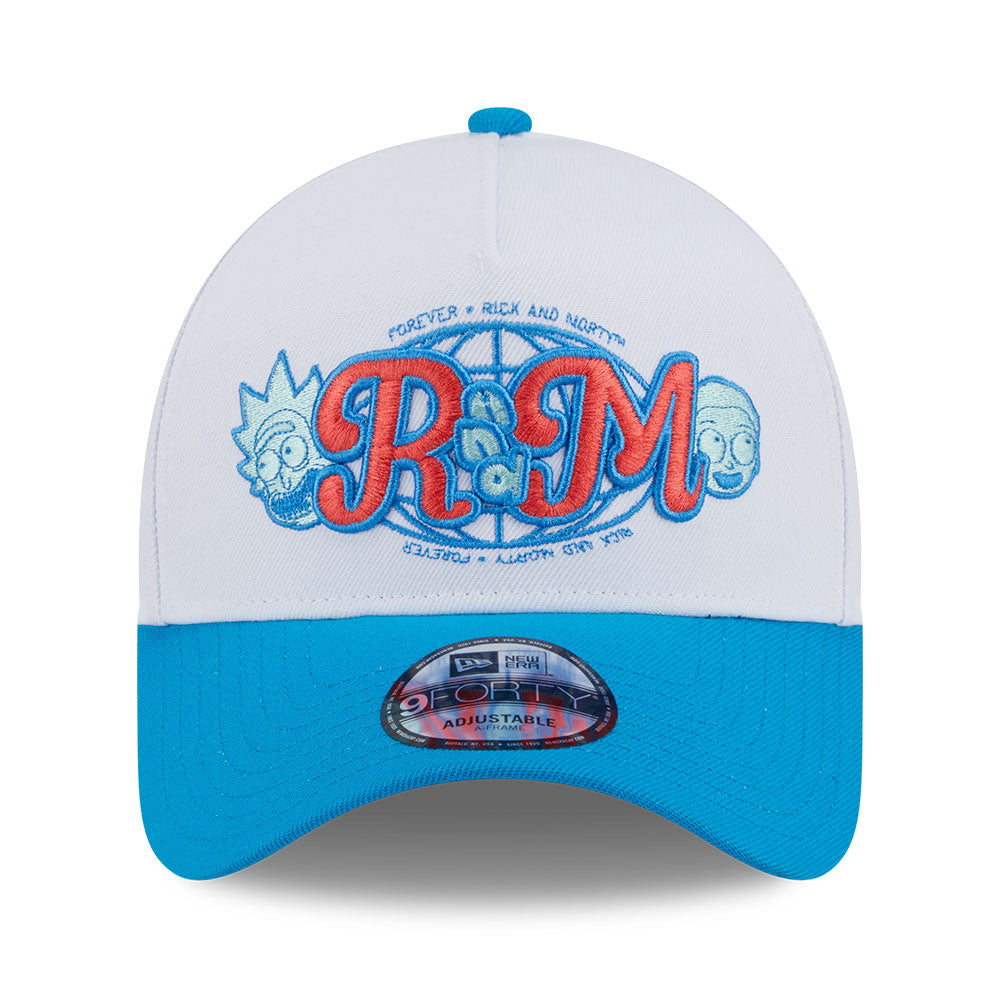 New Era x Rick and Morty White Rick 9FORTY A-Frame Adjustable Cap