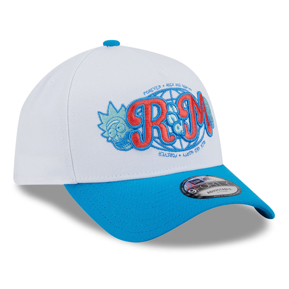 New Era x Rick and Morty White Rick 9FORTY A-Frame Adjustable Cap