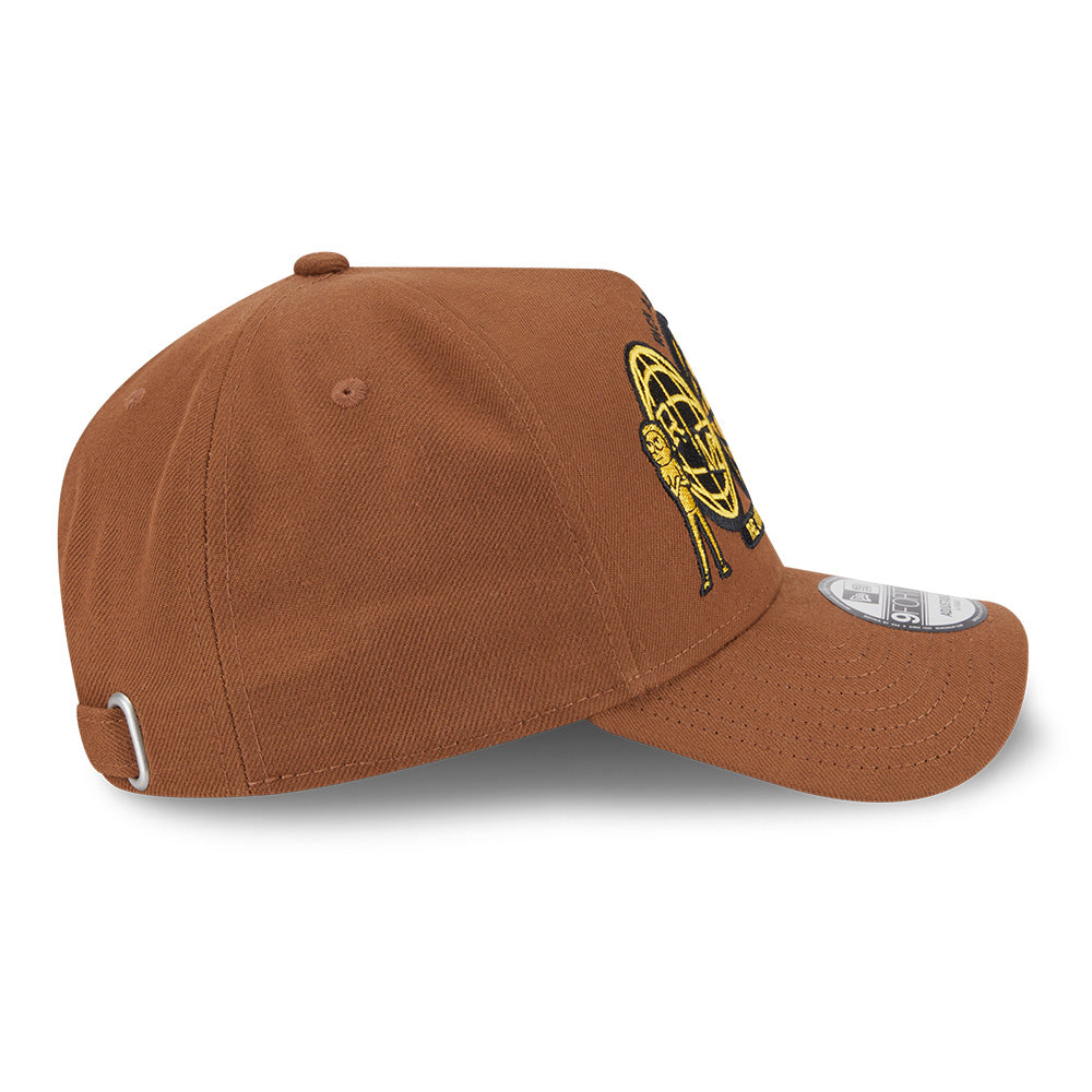 New Era x Rick and Morty Toffee 9FORTY A-Frame Adjustable Cap