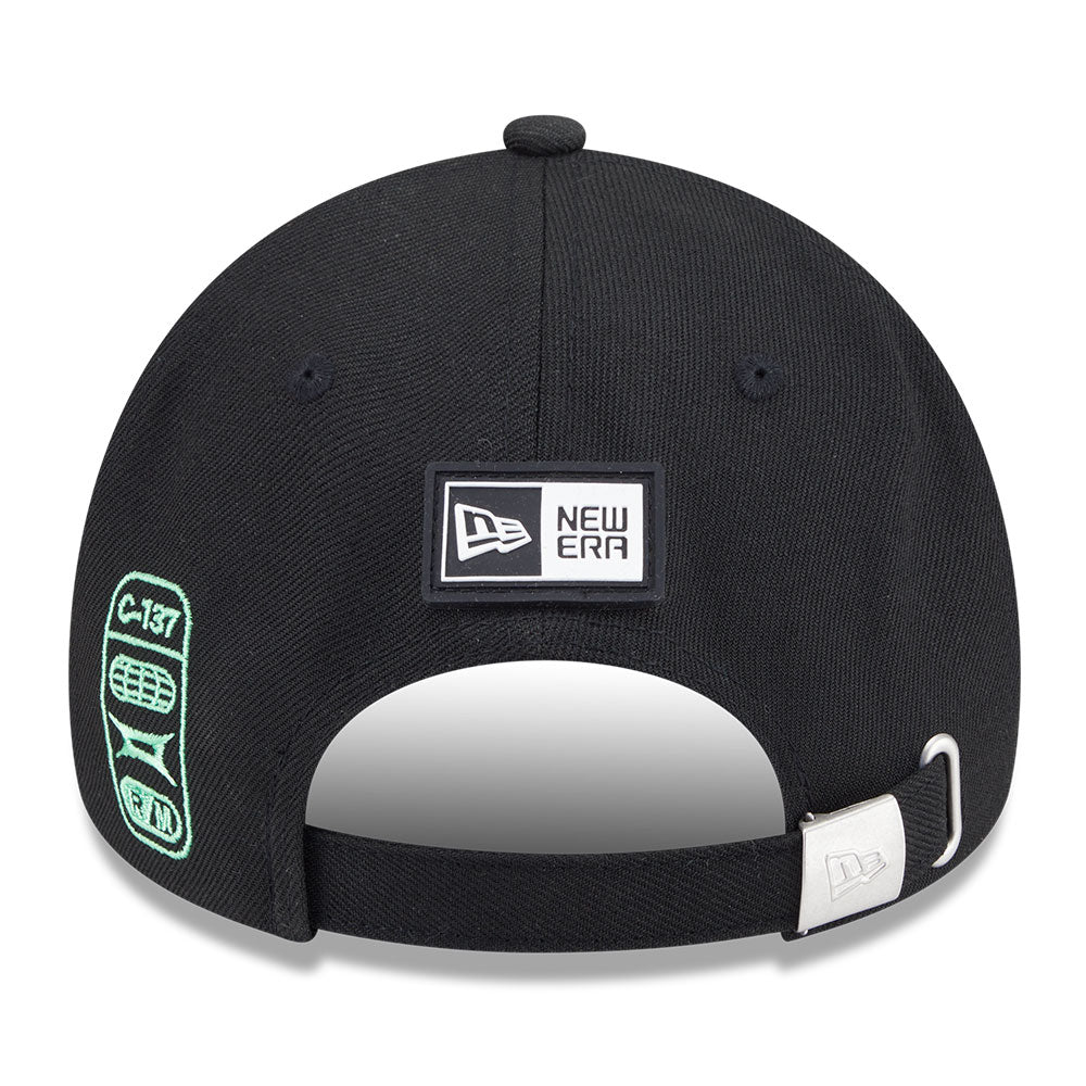 New Era x Rick and Morty Black 9FORTY A-Frame Adjustable Cap