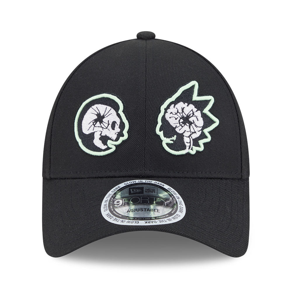 New Era x Rick and Morty Black 9FORTY Adjustable Cap