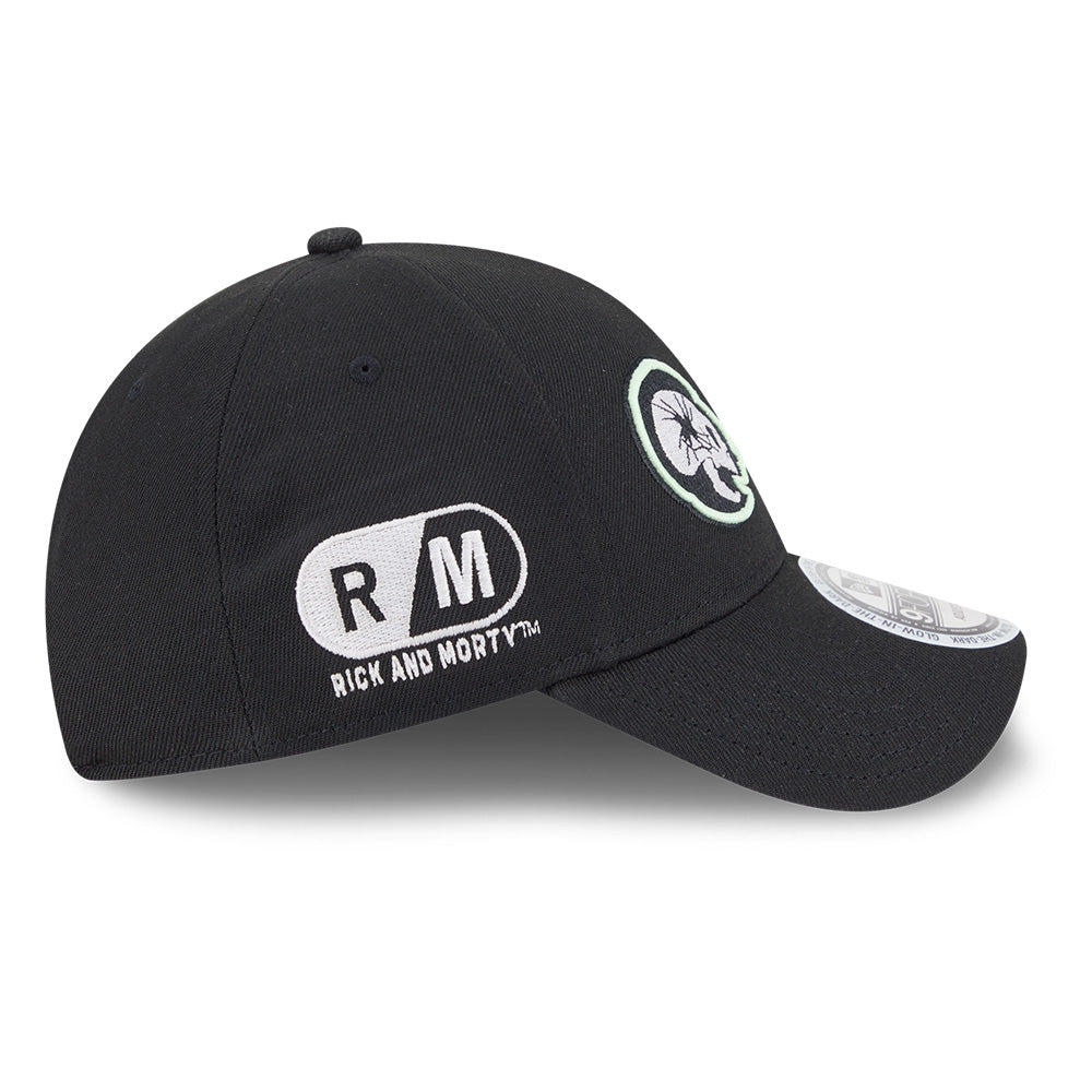 New Era x Rick and Morty Black 9FORTY Adjustable Cap