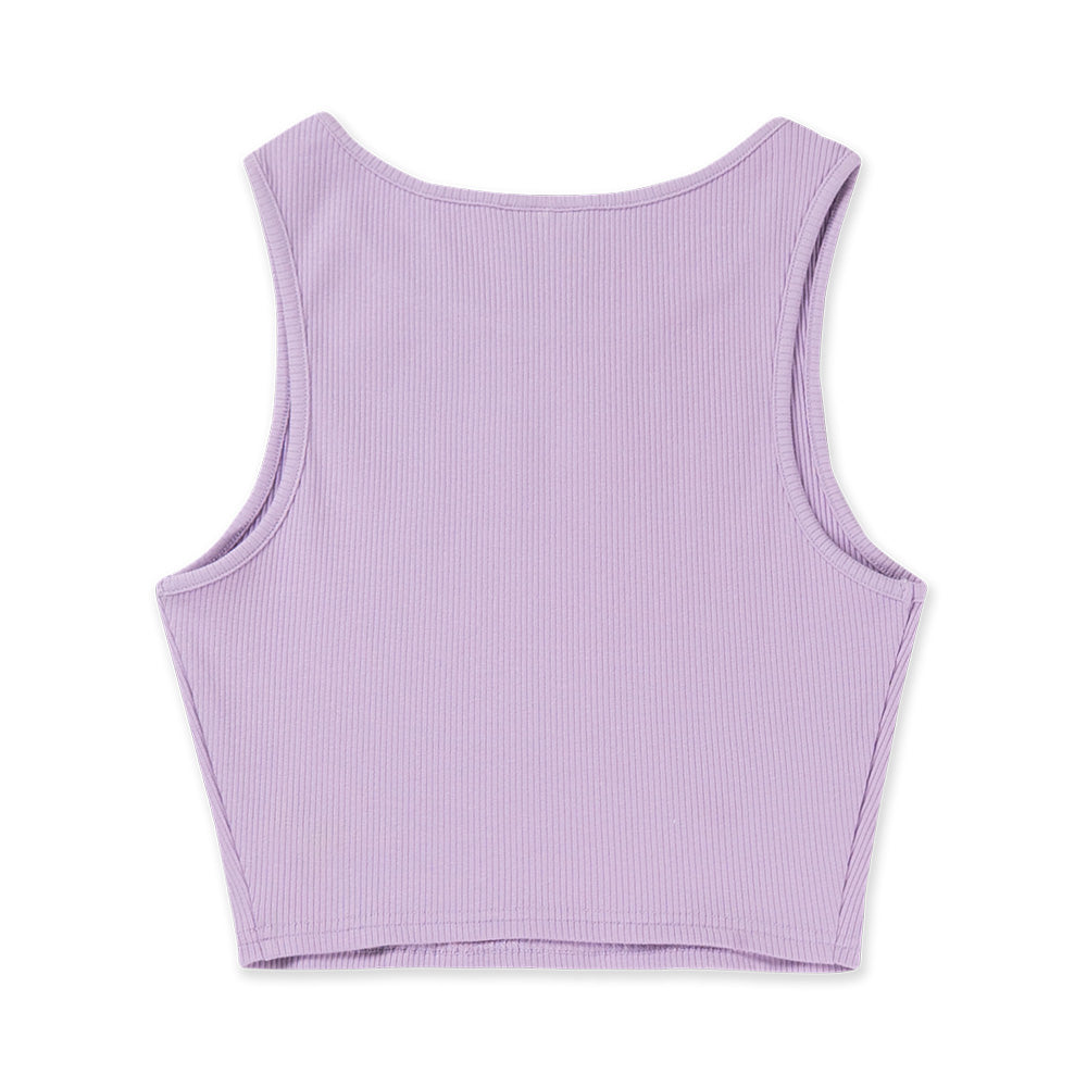 New Era Script Jelly Pack SS26 Pastel Lilac Women Tank Top
