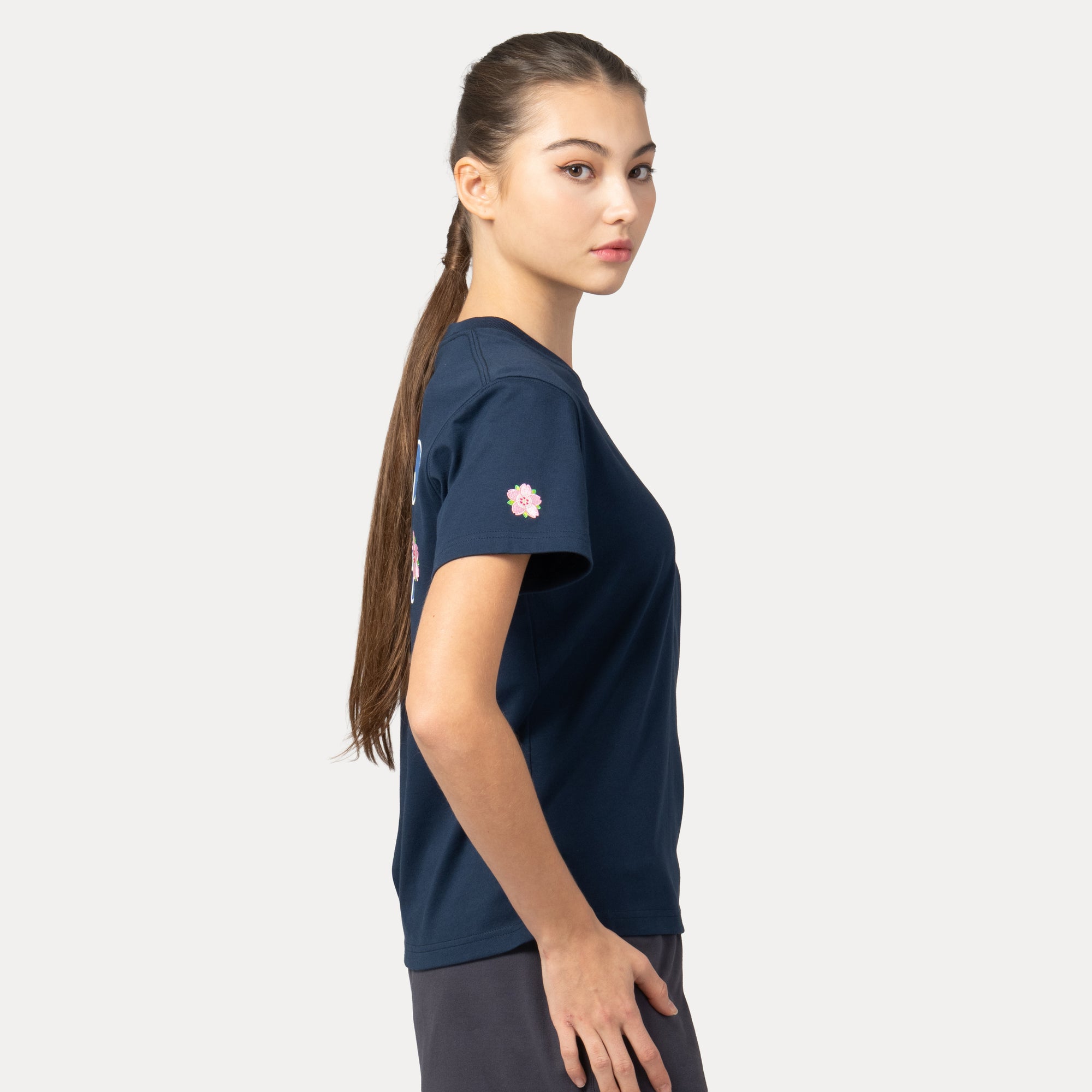 New Era Script Sakura Pack SS26 Oceanside Blue Women COOLERA Short Sleeve T-Shirt