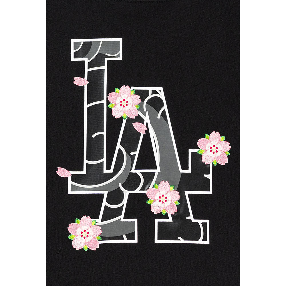 New Era Los Angeles Dodgers Sakura Pack SS26 Black Women COOLERA Short Sleeve T-Shirt