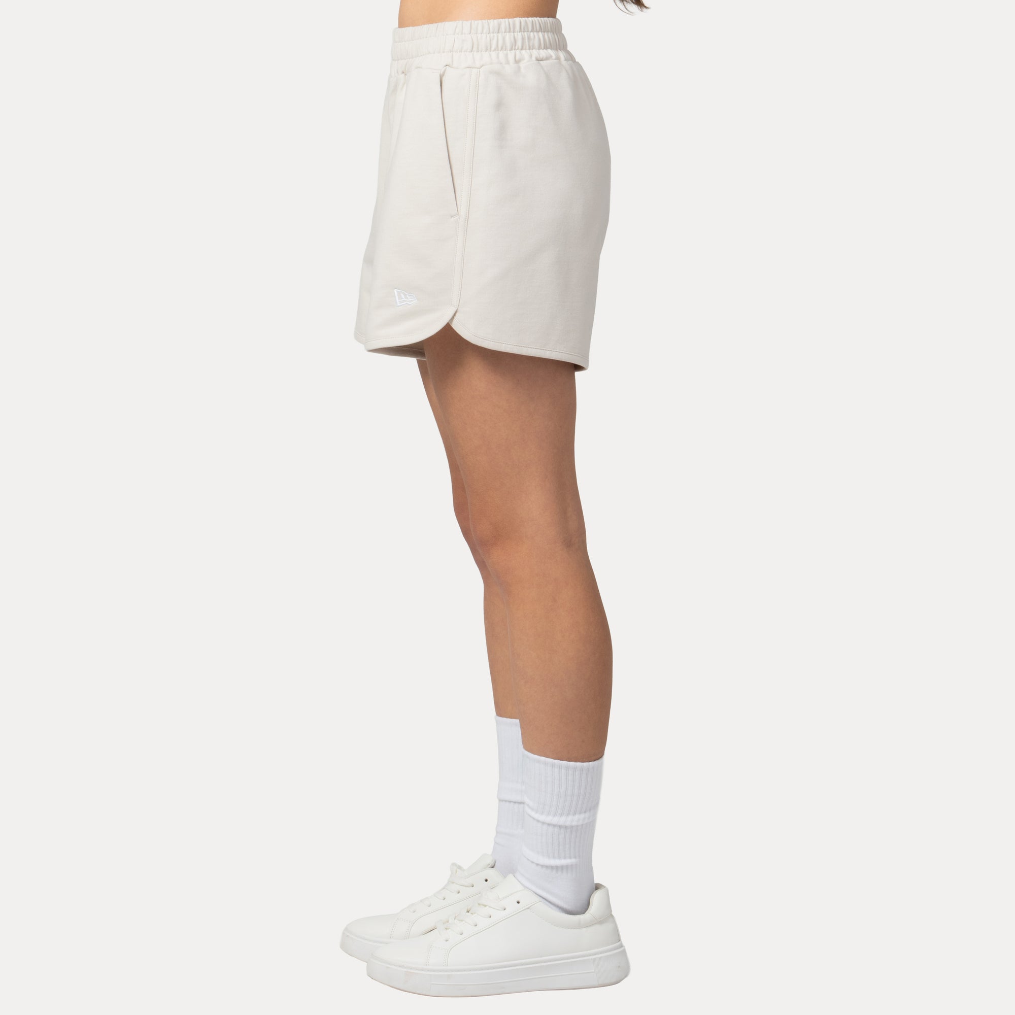 New Era Script Jelly Pack SS26 Vintage Stone Women Knit Shorts