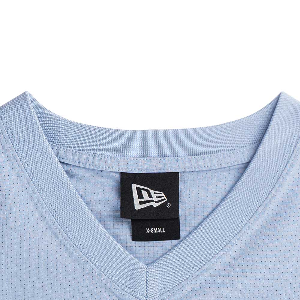 New Era x The Power Puff Girls Bubbles Blue Women Crop Americal Football Jersey