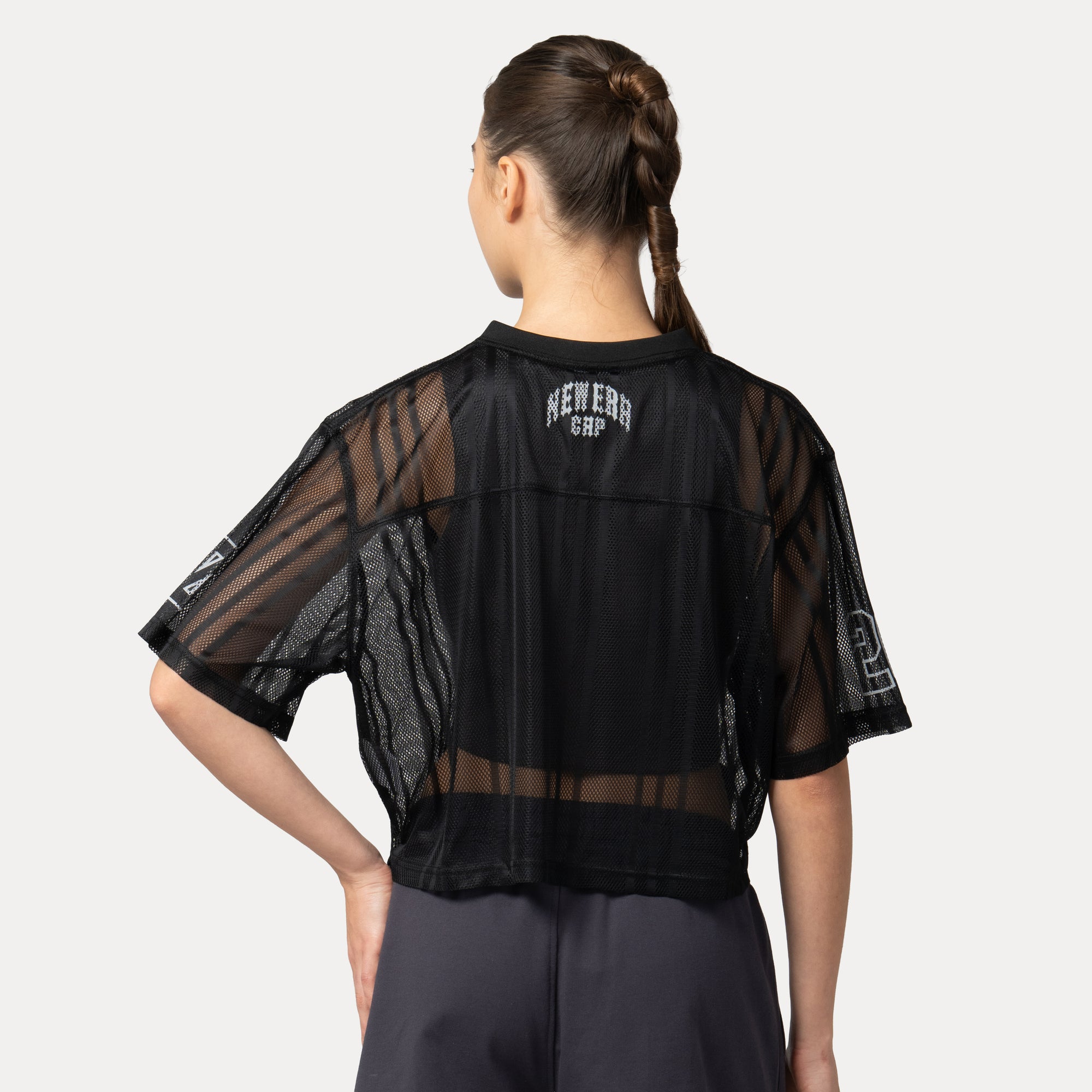 New Era 1920 Wordmark Street Archived Black Women Crop American Football Jersey
