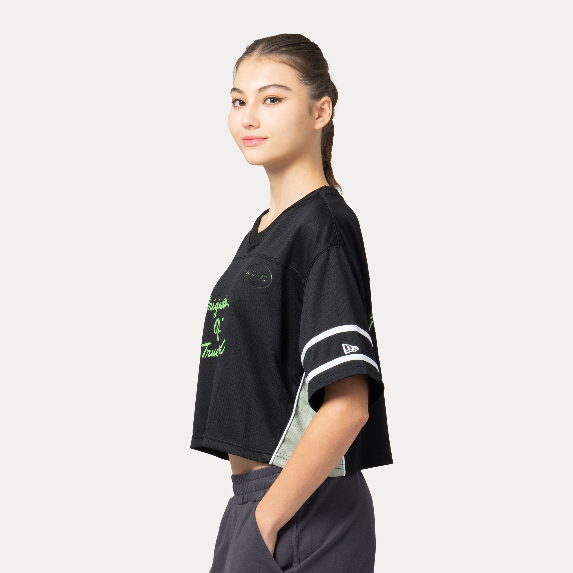 Script Jelly Pack SS26 Black Women American Football Jersey