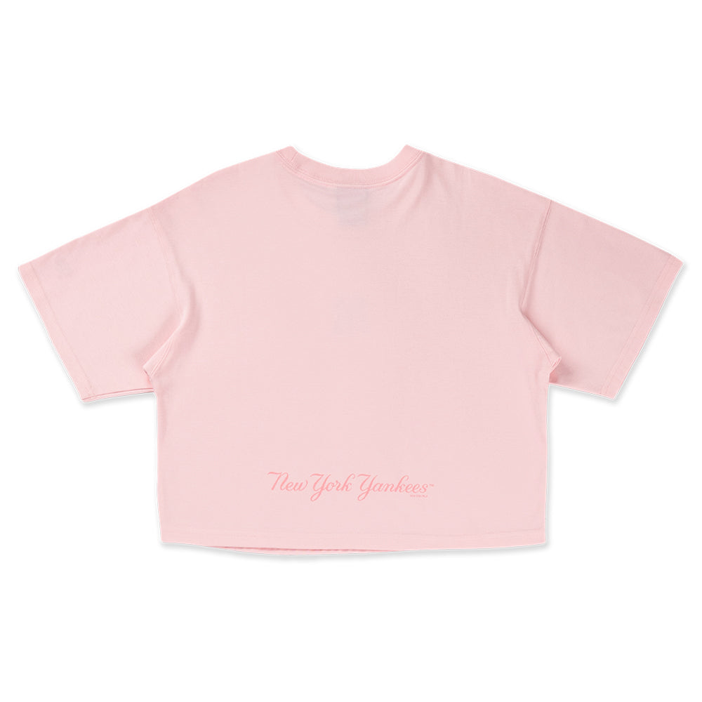 New Era New York Yankees Jelly Pack Pink Women Short Sleeve Boxy T-Shirt