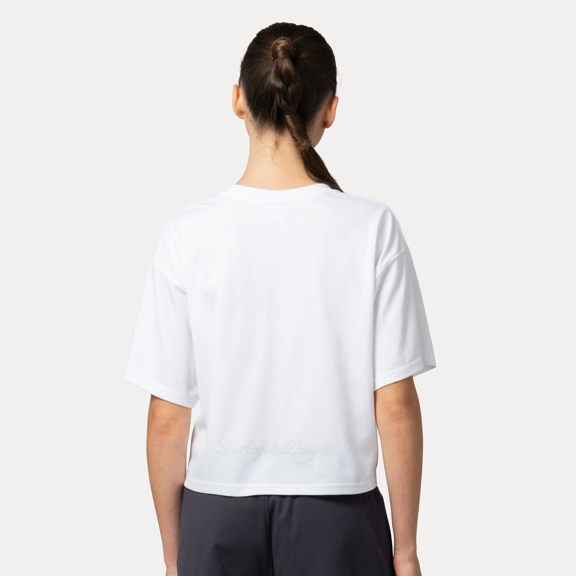 New Era Los Angeles Dodgers Jelly Pack SS26 White Women Short Sleeve Boxy T-Shirt