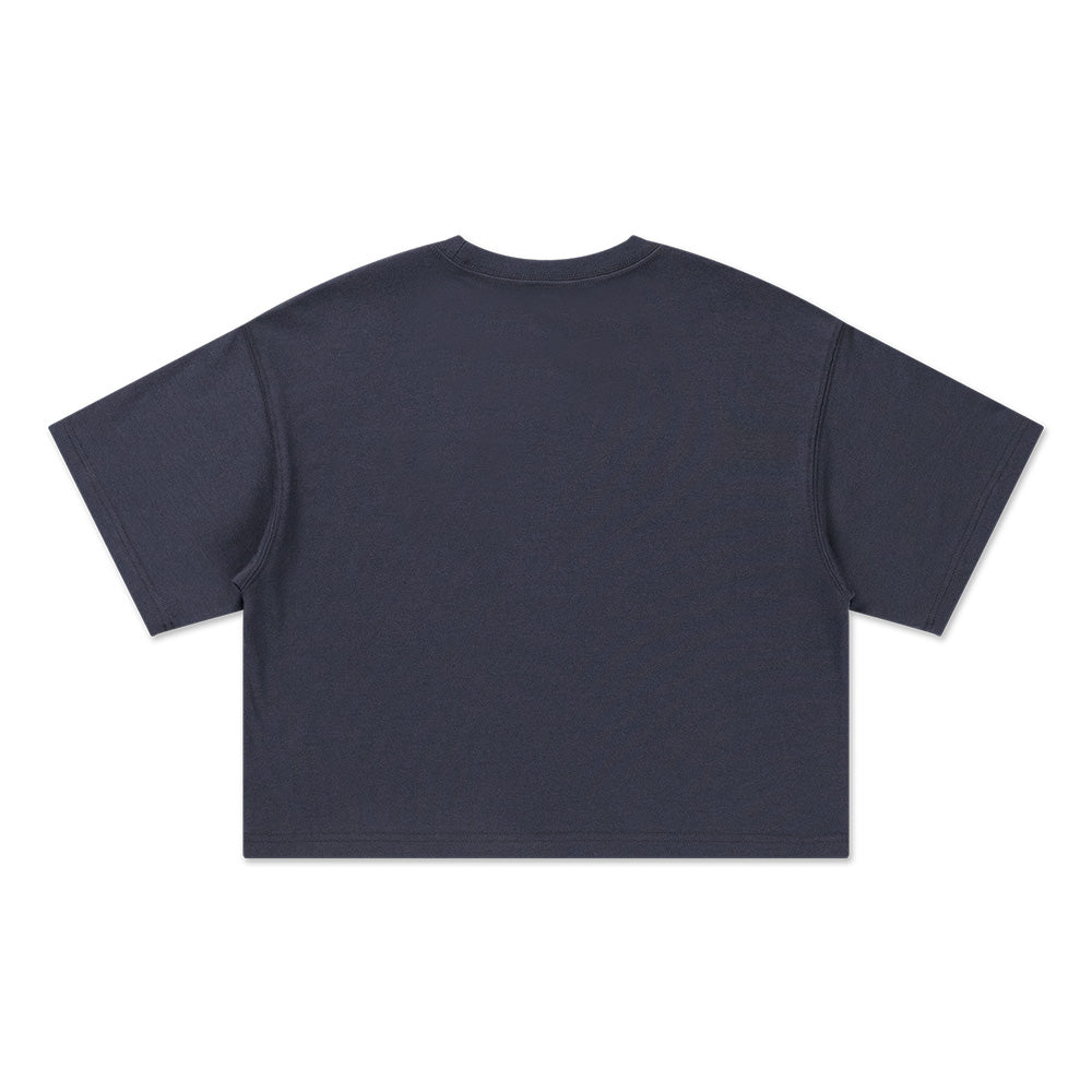 New Era New York Yankees Color Era SS26 Graphite Women Boxy Short Sleeve T-Shirt