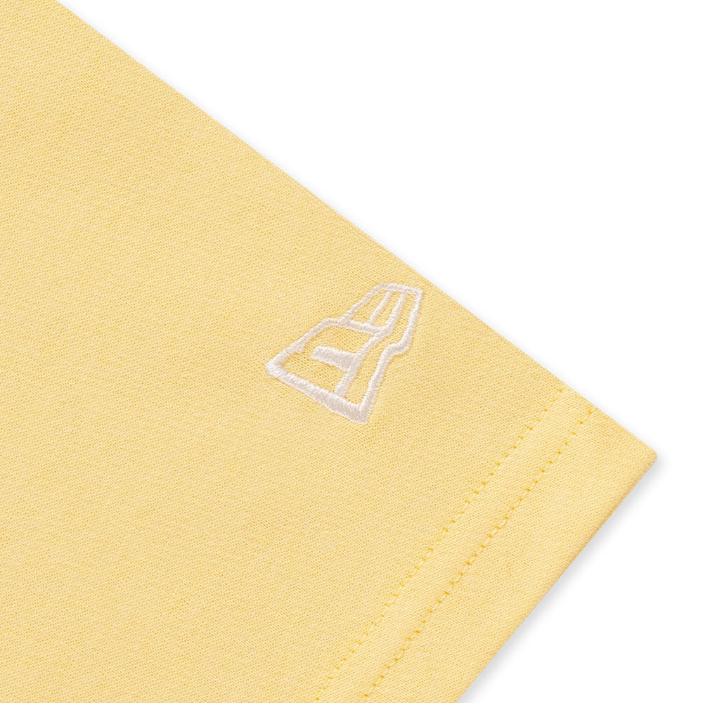 New Era Los Angeles Dodgers Color Era SS26 Baby Yellow Women Boxy Short Sleeve T-Shirt