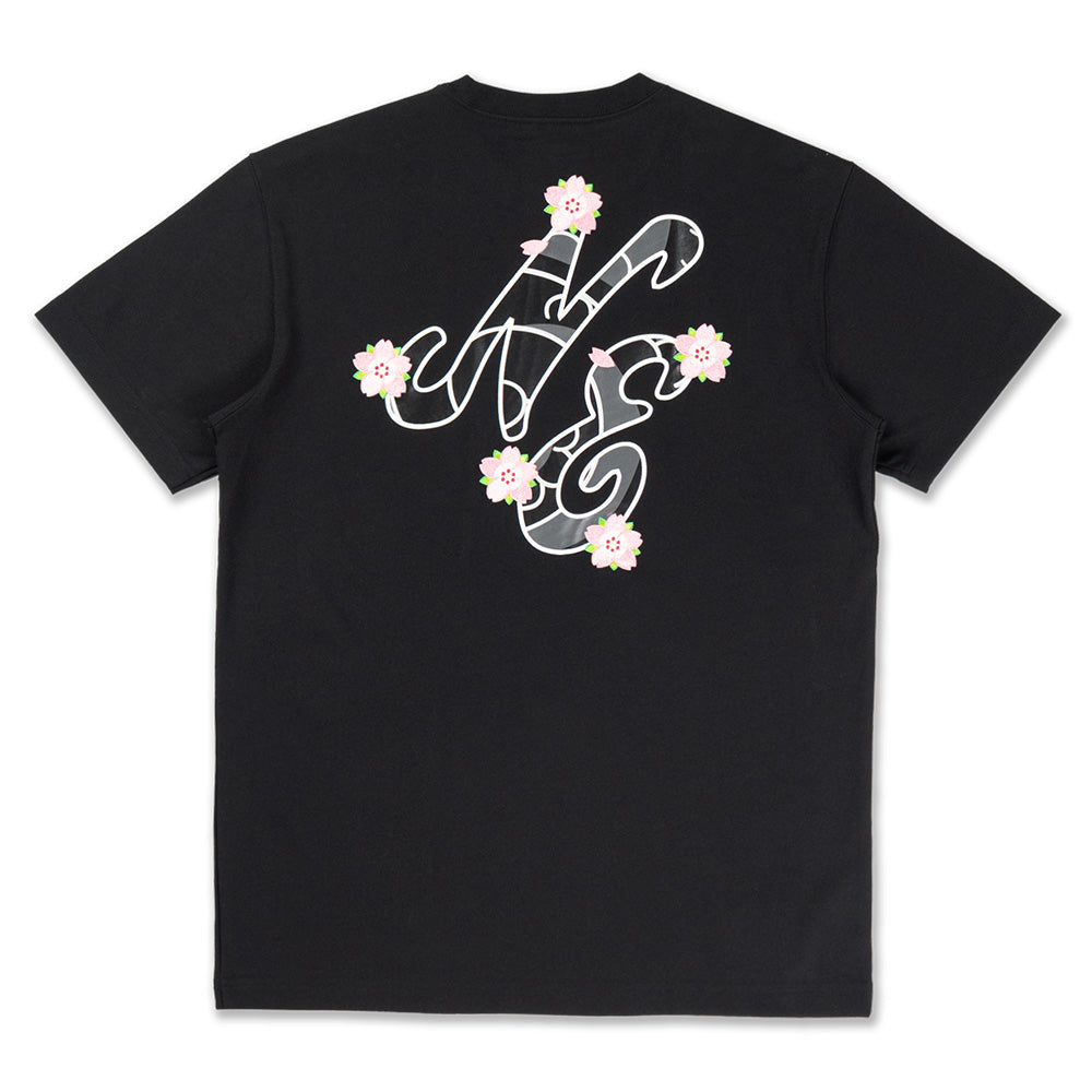 New Era Script Sakura Pack SS26 Black COOLERA Short Sleeve T-Shirt