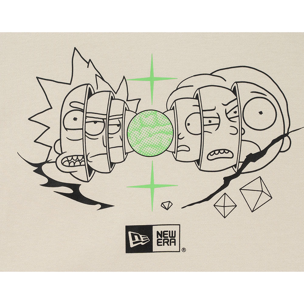 New Era x Rick & Morty Vintage Stone COOLERA Short Sleeve T-Shirt