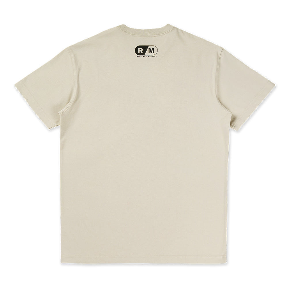 New Era x Rick & Morty Vintage Stone COOLERA Short Sleeve T-Shirt