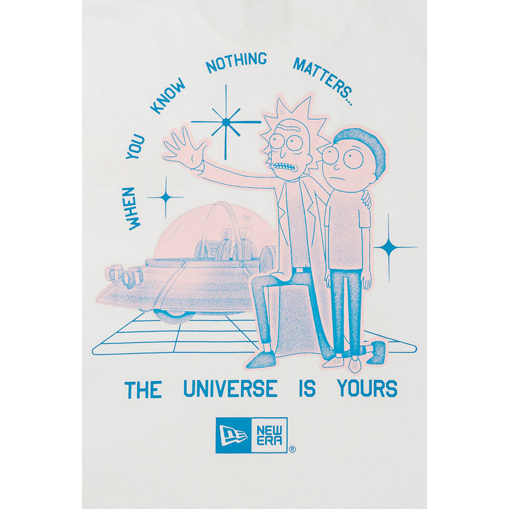 New Era x Rick & Morty White COOLERA Short Sleeve T-Shirt