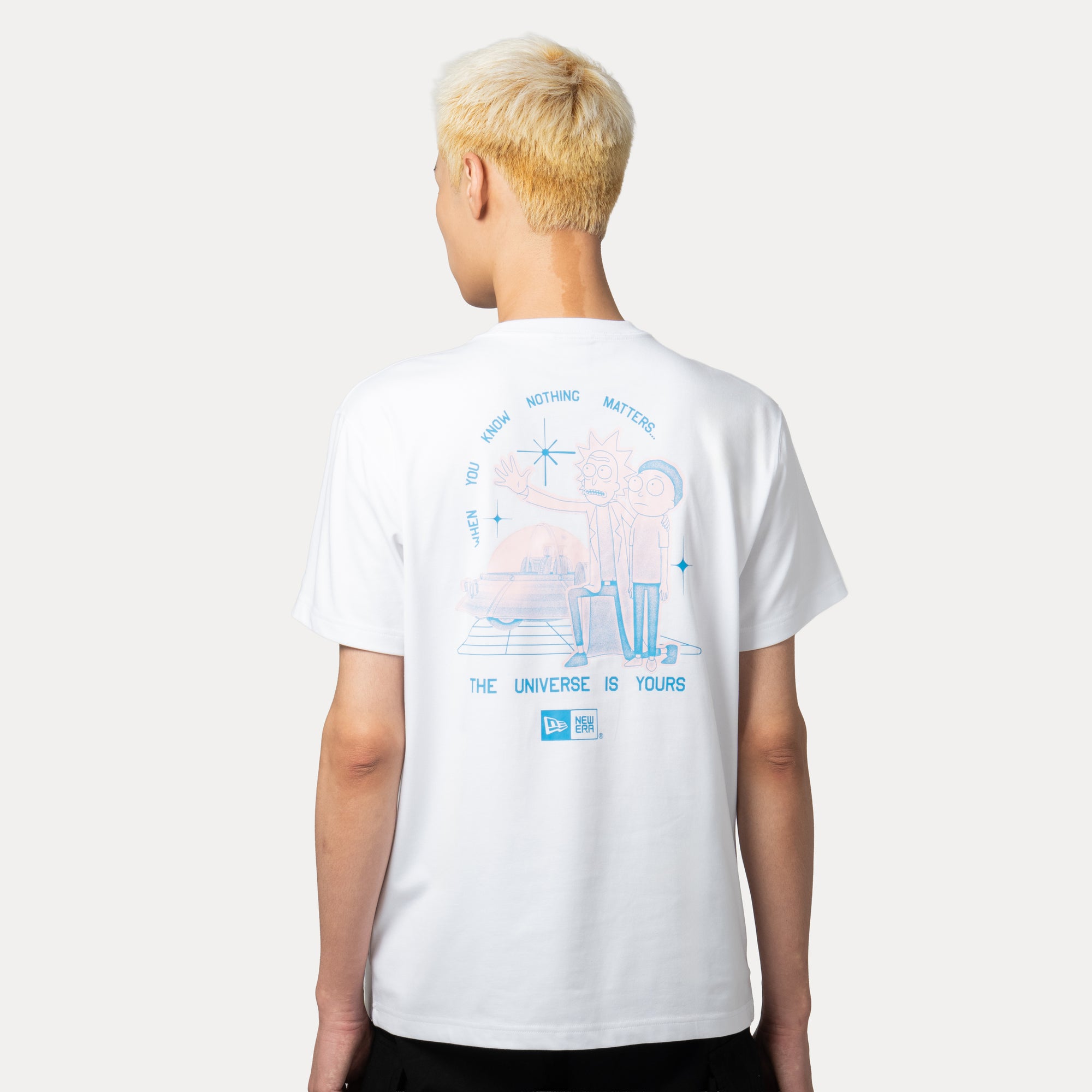 New Era x Rick & Morty White COOLERA Short Sleeve T-Shirt