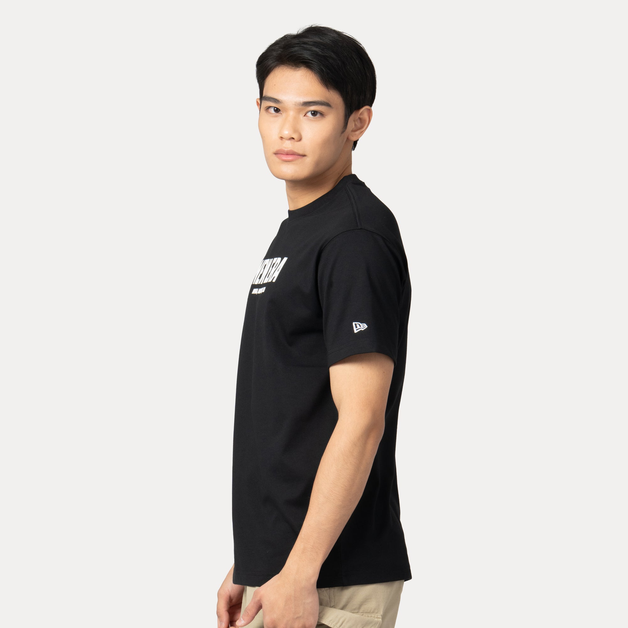 New Era Wordmark Basic SS26 Black COOLERA Short Sleeve T-Shirt