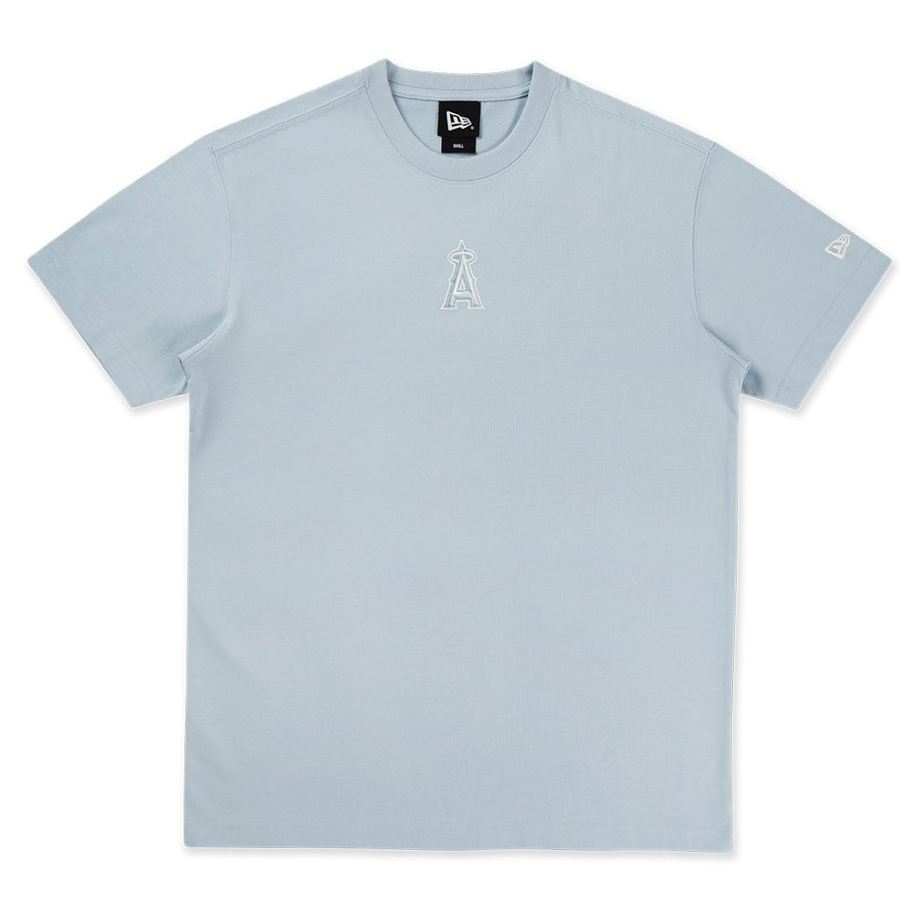 New Era Los Angeles Angels Major League Baseball Cartoon Soft Blue COOLERA Short Sleeve T-Shirt