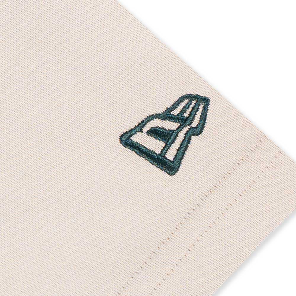 New Era Mini Mountain Logo SS26 Vintage Stone COOLERA Short Sleeve T-Shirt
