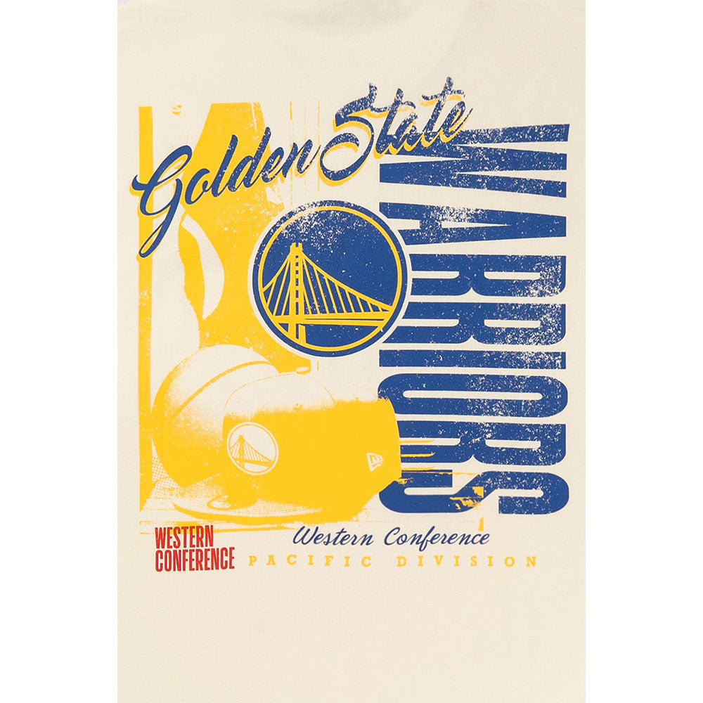 New Era Golden State Warriors League Mix Game Day Chrome White COOLERA Short Sleeve T-Shirt