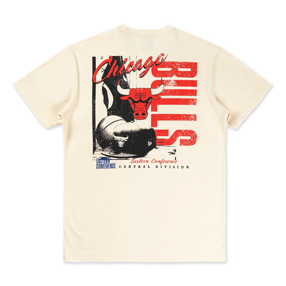 New Era Chicago Bulls League Mix Game Day Chrome White COOLERA Short Sleeve T-Shirt