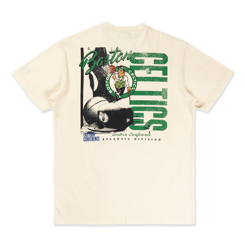 New Era Boston Celtics League Mix Game Day Chrome White COOLERA Short Sleeve T-Shirt