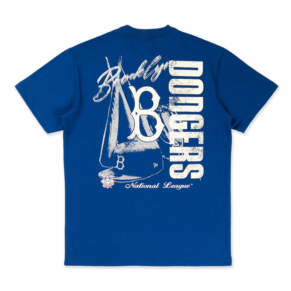 New Era Brooklyn Dodgers League Mix Day Dark Royal COOLERA Short Sleeve T-Shirt