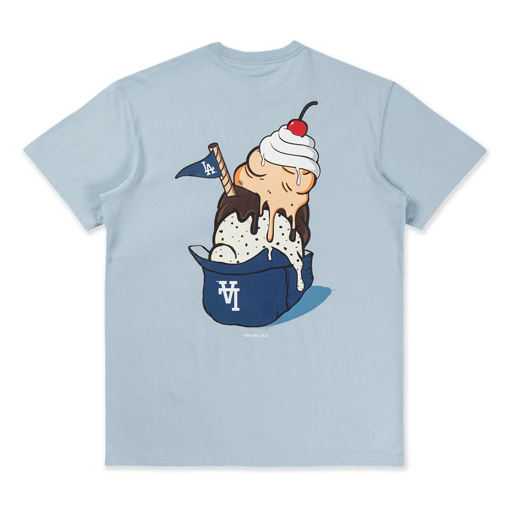 New Era Los Angeles Dodgers Graphic Pack Soft Blue COOLERA Short Sleeve T-Shirt