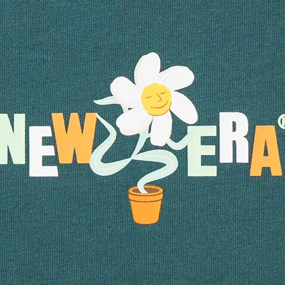 New Era Script Earth Day 2026 Pine Needle Green Short Sleeve T-Shirt