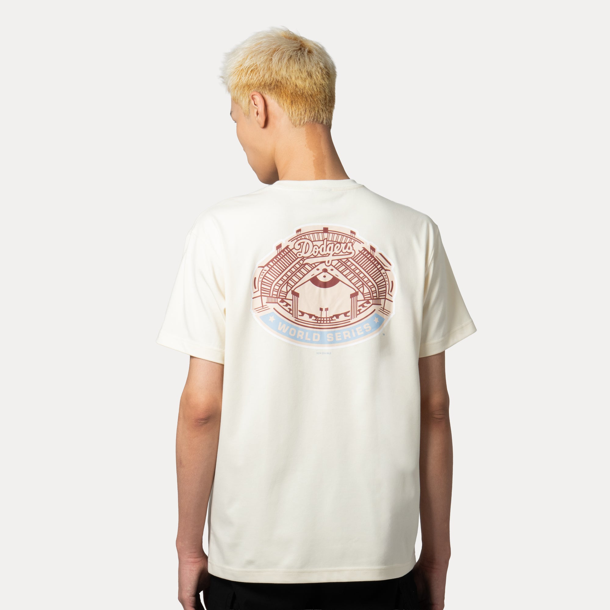 New Era Los Angeles Dodgers 5950 Pack Stripes Chrome White COOLERA Short Sleeve T-Shirt