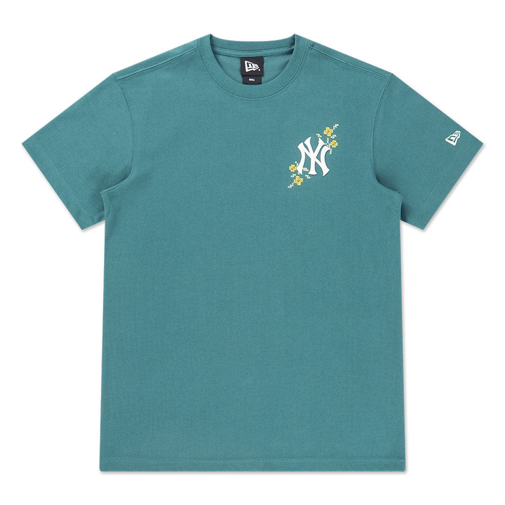New Era New York Yankees 5950 Pack Garden Pine Needle Green COOLERA Short Sleeve T -Shirt